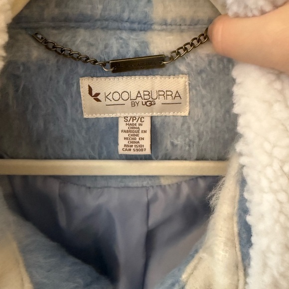 Koolaburra by UGG Blue and White Plaid Jacket - Picture 7 of 7